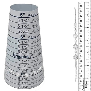 10K White Gold 0.41 Cttw Round Prong and Bezel Set Cluster Diamond Alternate Pattern Bolo Bracelet (I - J Color, I1 - I2 Clarity) - Adjustable 4" to 10" - Rieworkes