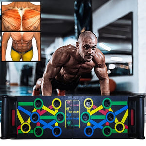 14 - in - 1 Push - Up Rack Board Fitness Gym Equipment - Rieworkes