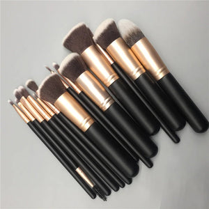 14pcs Makeup Brushes Set For Foundation - Rieworkes