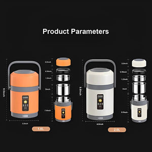 2L USB Electric Heated Lunch Box - Rieworkes