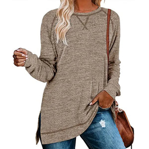 Solid Color Sweater for Women - Autumn/Winter Collection