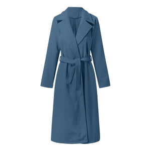 2023 Fall Winter Women's Long Solid Color Coat