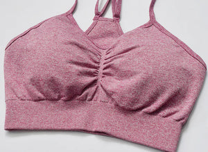 2020 New Cross-Border Yoga Outfit - Crop Top & Bra