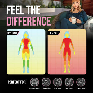 Thermajane Long Johns Thermal Underwear for Women Fleece Lined Base Layer Pajama Set Cold Weather XX-Small Scoop Neck Red