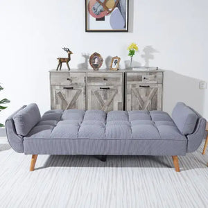 2064 Corduroy Sofa Sofa Bed-Smoke Gray