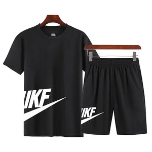 Luxury Men's T-Shirt and Shorts Set for Teens (2 Pieces)