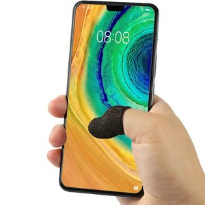 10 Pcs Screen PUBG Gaming Finger Sleeve Game Controller Mobile Sweatproof Gloves - Rieworkes