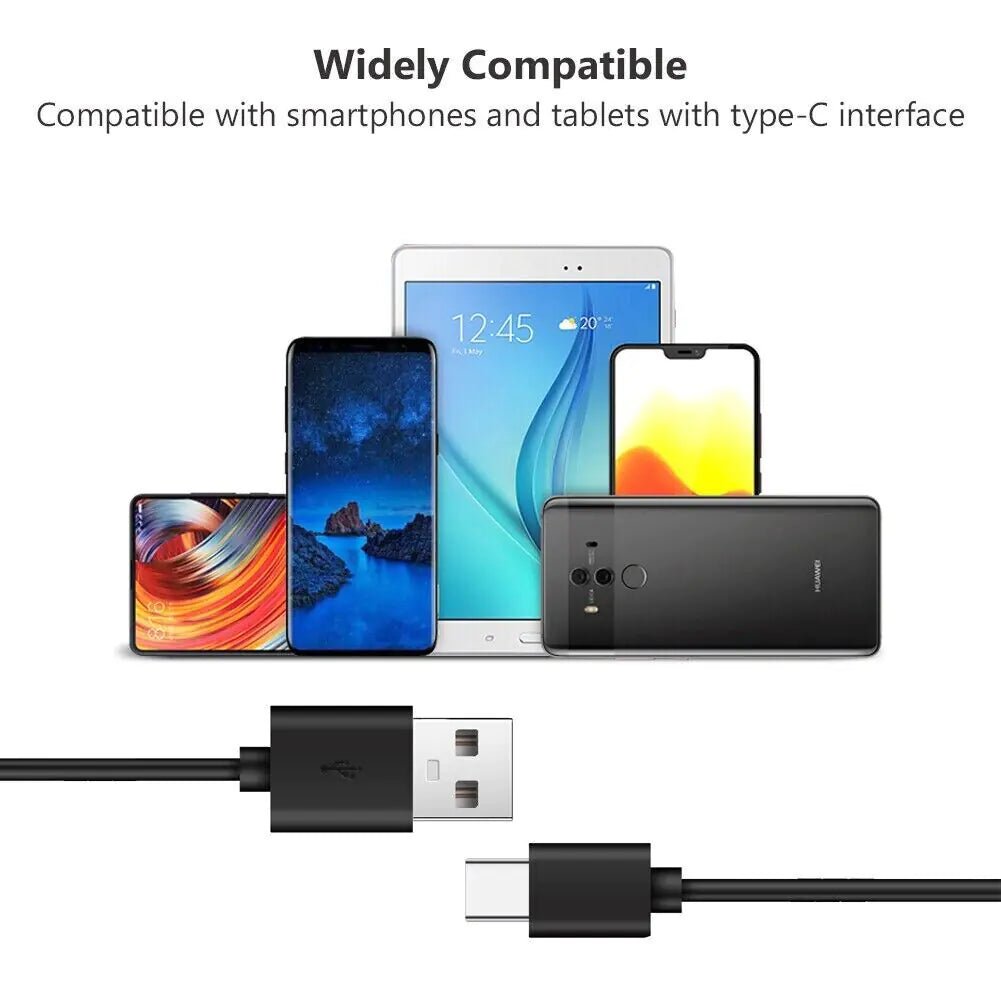 10x Type C to USB - A Fast Charge Cable Cord Charging Quick Charger Bulk Wholesale - Rieworkes
