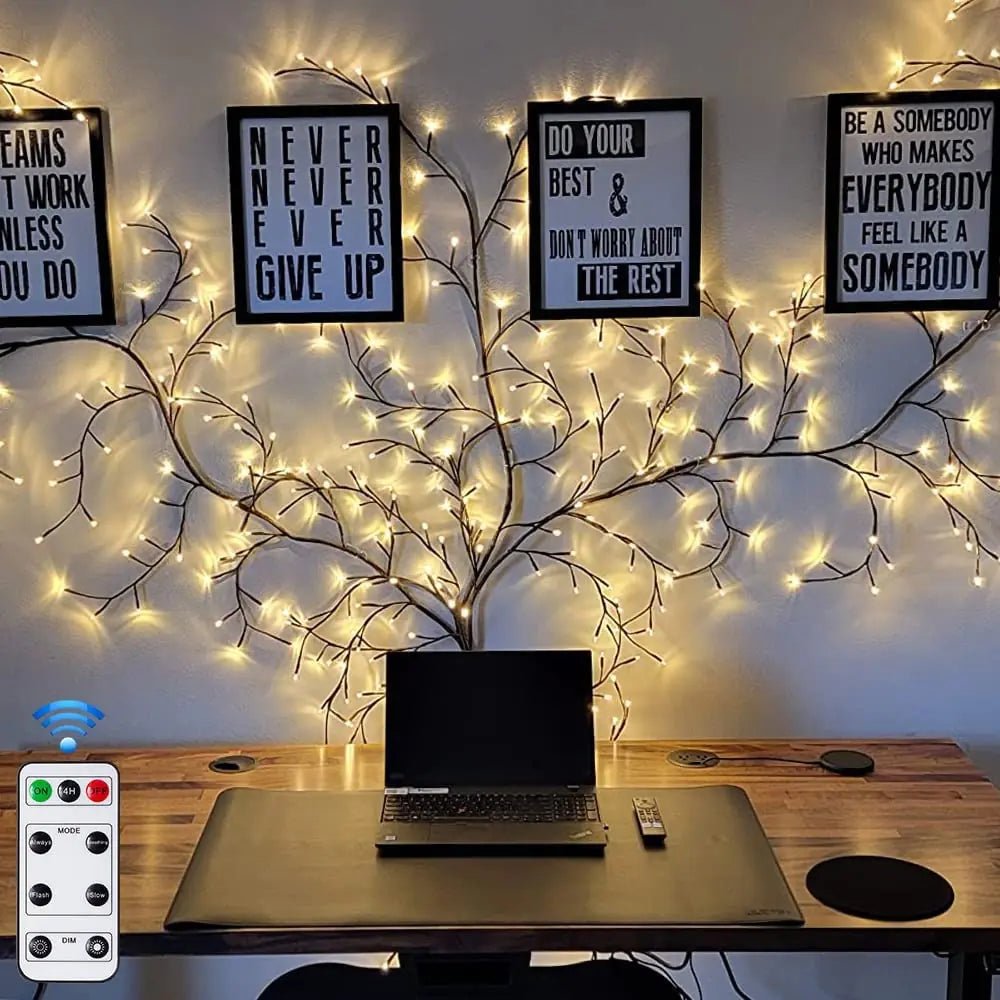 144 Leds Lighted Vine Tree for Home - Rieworkes
