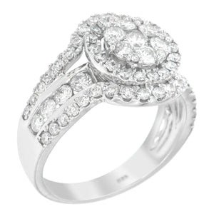 14k White Gold 2ct TDW Diamond Engagement Ring (H - I,SI2 - I1) - Rieworkes