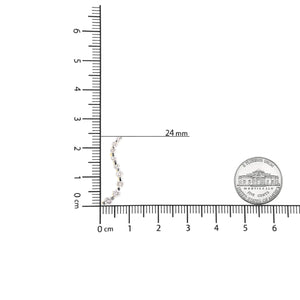 14K Yellow Gold 1.00 Cttw Round - Cut Diamond Graduated Journey Stud Earrings (I - J Color, I2 - I3 Clarity) - Rieworkes