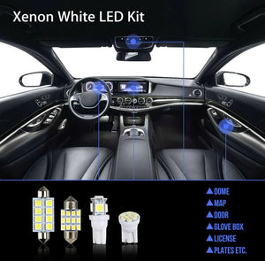14Pcs T10 36mm LED Interior Car Accessories Kit Map Dome License Plate Lights - Rieworkes