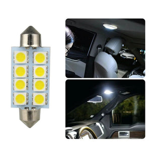 14Pcs T10 36mm LED Interior Car Accessories Kit Map Dome License Plate Lights - Rieworkes
