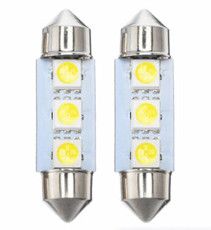 14Pcs T10 36mm LED Interior Car Accessories Kit Map Dome License Plate Lights - Rieworkes