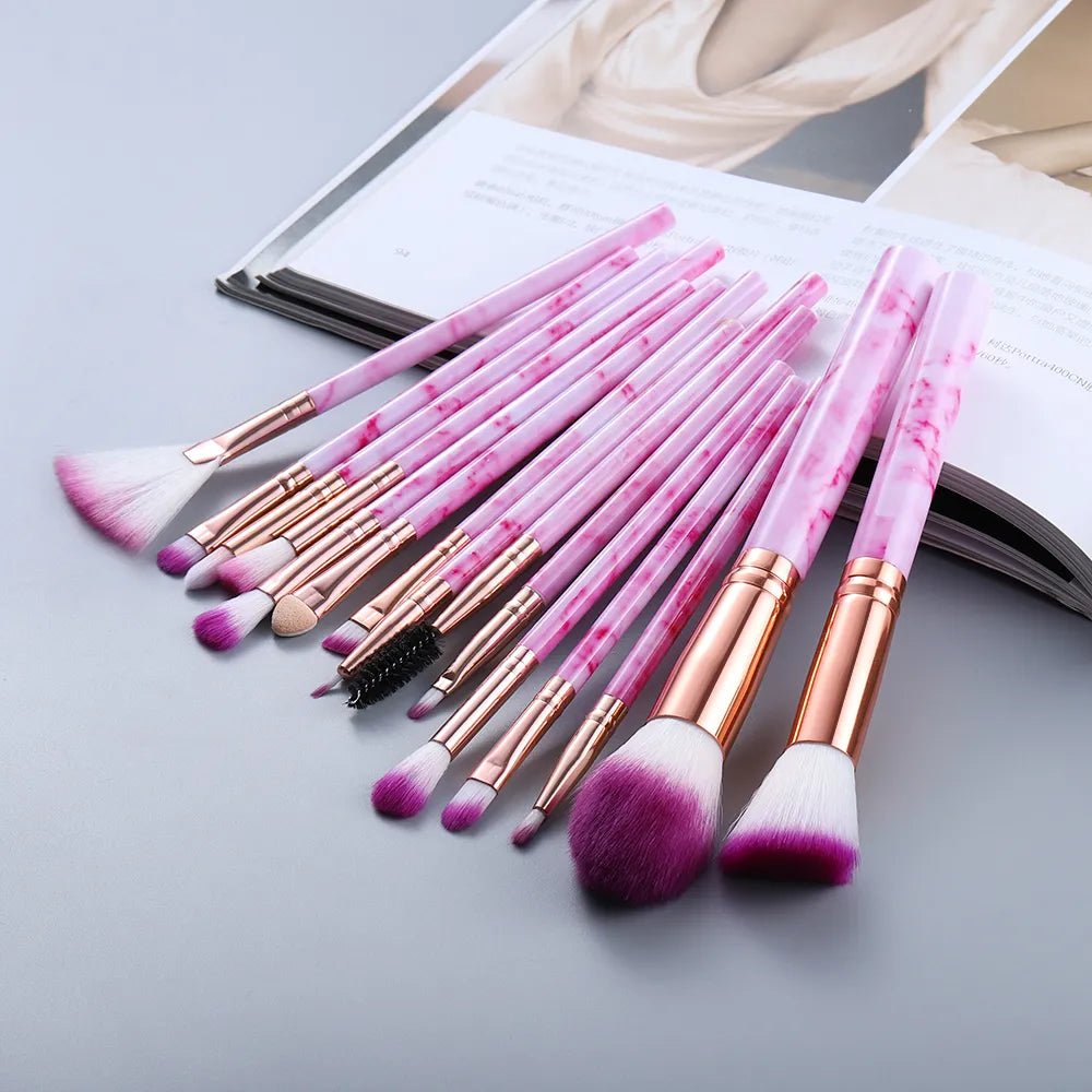 15 Piece Glamour Brush Set - Rieworkes