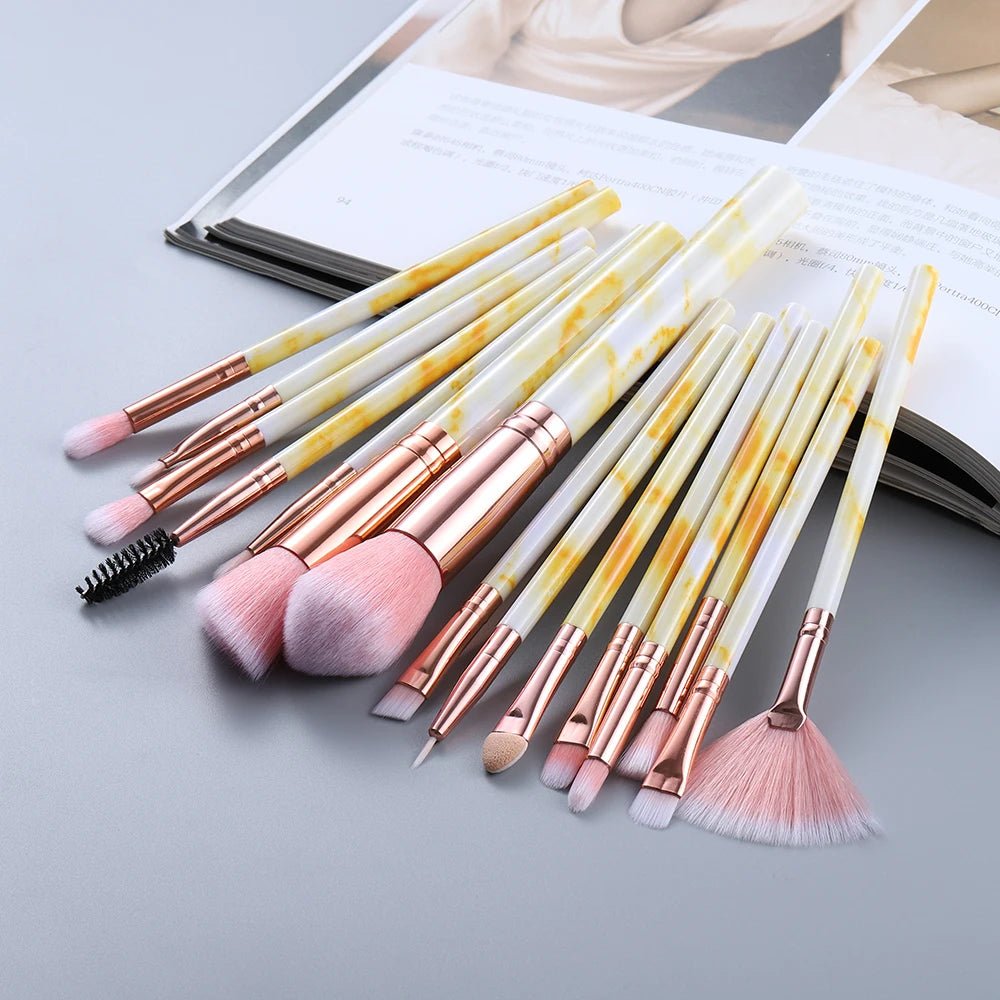 15 Piece Glamour Brush Set - Rieworkes