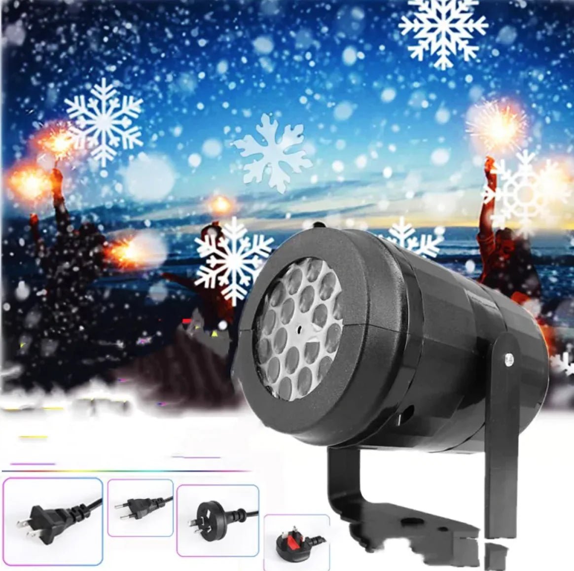 16 - Pattern Christmas Projector Lamp - Rieworkes