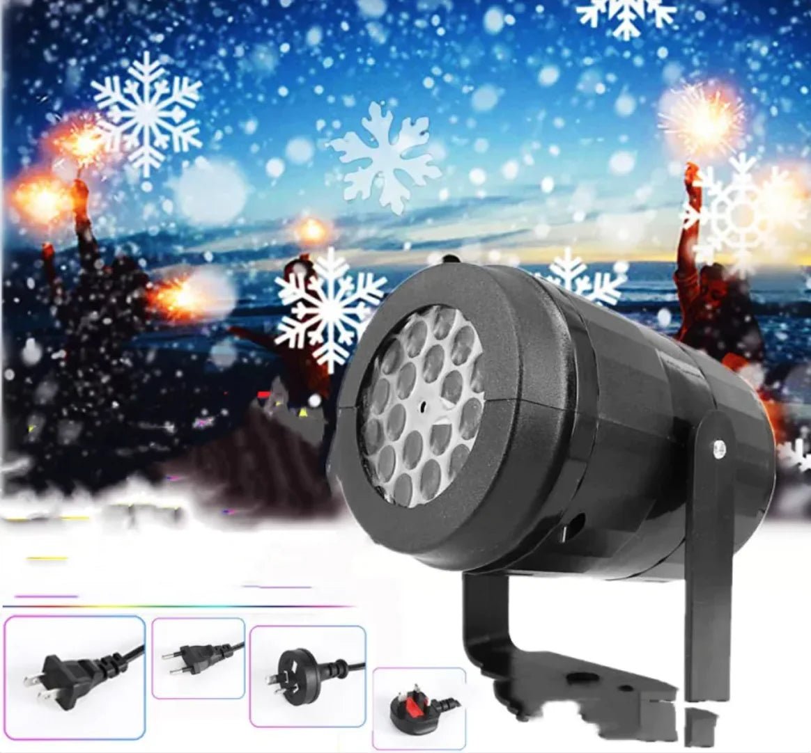 16 - Pattern Christmas Projector Lamp - Rieworkes