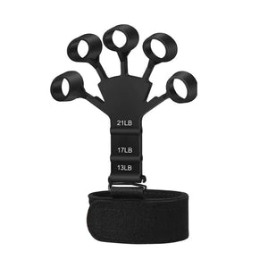 1pcs Silicone Gripster Grip Strengthener Finger Stretcher Hand Grip Trainer Gym Fitness Training And Exercise Hand Strengthene - Rieworkes