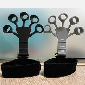1pcs Silicone Gripster Grip Strengthener Finger Stretcher Hand Grip Trainer Gym Fitness Training And Exercise Hand Strengthene - Rieworkes