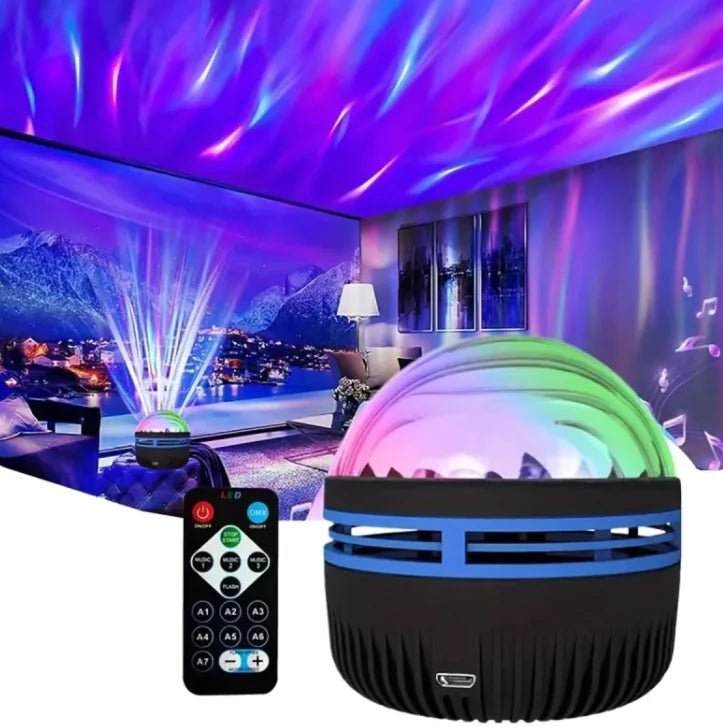 2 - in - 1 Galaxy & Ocean Wave Projector - Rieworkes