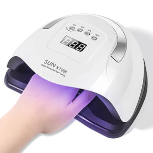 220W Nail Dryer LED Lamp UV Light Polish Gel Curing Machine Electric Manicure - Rieworkes
