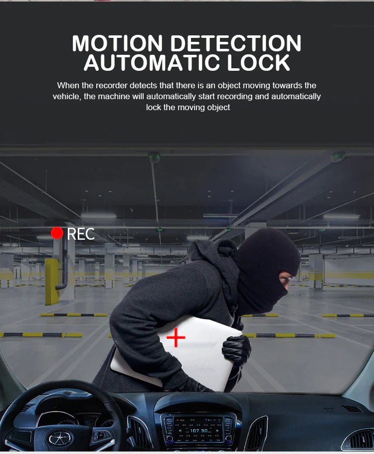 2.7&#39;&#39; Full HD 1080P Dash Cam Car DVR Front &amp; Rear Camera Night Vision G - Sensor - Rieworkes