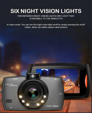 2.7'' Full HD 1080P Dash Cam Car DVR Front & Rear Camera Night Vision G - Sensor - Rieworkes