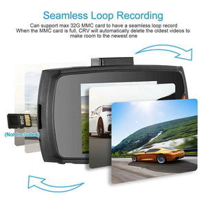 2.7'' Full HD 1080P Dash Cam Car DVR Front & Rear Camera Night Vision G - Sensor - Rieworkes