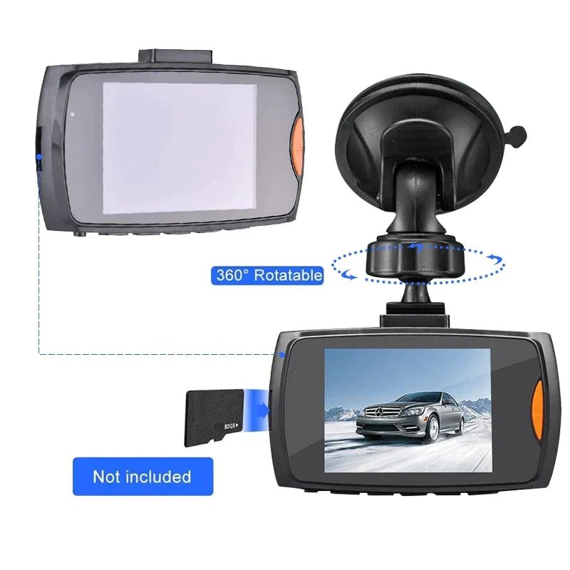 2.7&#39;&#39; Full HD 1080P Dash Cam Car DVR Front &amp; Rear Camera Night Vision G - Sensor - Rieworkes