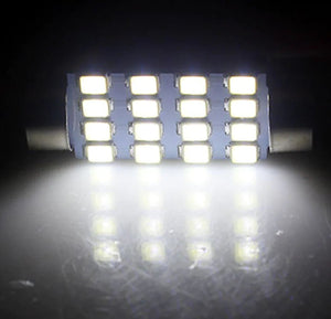 28pcs Car Interior White Combo LED Map Dome Door Trunk License Plate Light Bulbs - Rieworkes