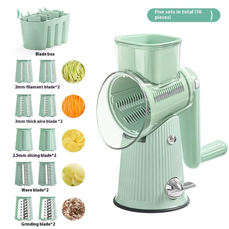 Multifunctional Hand Roller Vegetable Cutter &amp; Shredder