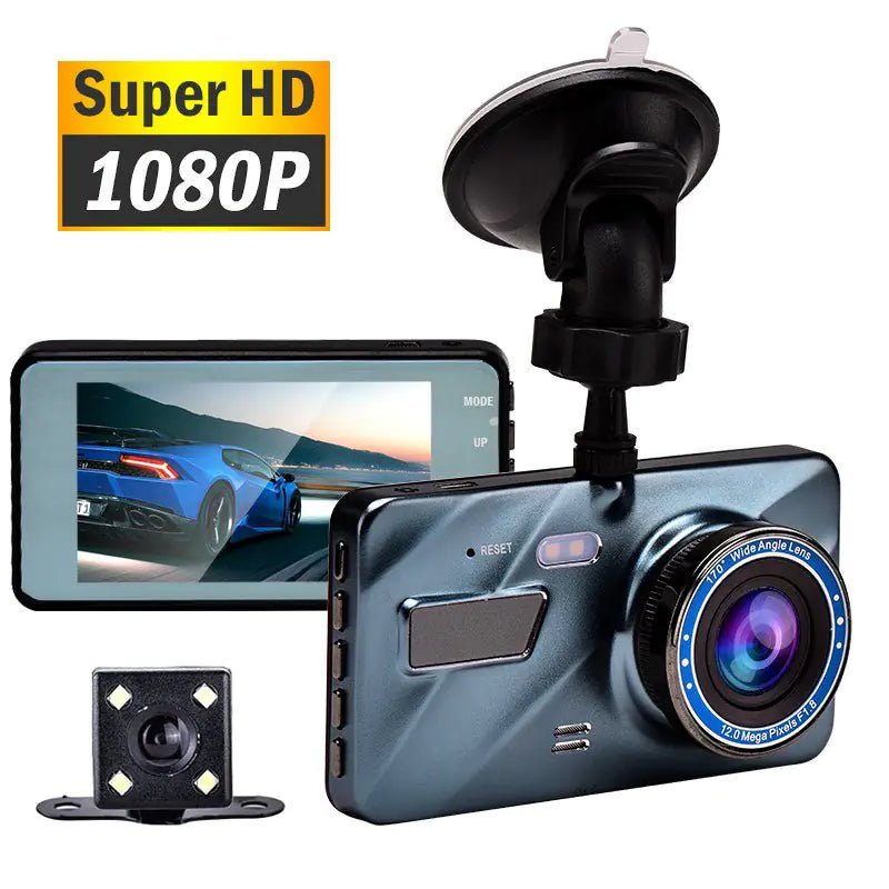 3 in 1 Rear View Dual Camera Full HD Night Vision Car Dash Camera - Rieworkes