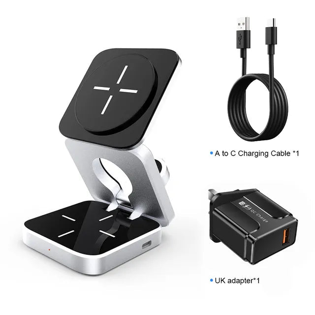 3 in 1 Wireless Charging Station - Rieworkes