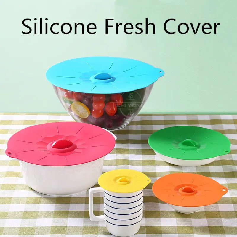 5 PCS Set Silicone Microwave Bowl Cover - Rieworkes