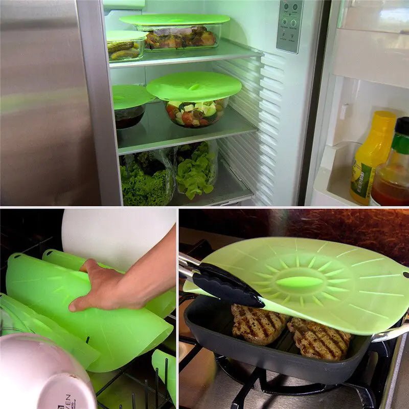 5 PCS Set Silicone Microwave Bowl Cover - Rieworkes