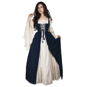 Medieval Costume Dress for Women's Halloween Party