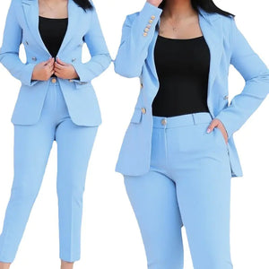 2023 Women's Casual Fashion Suit Set for Work