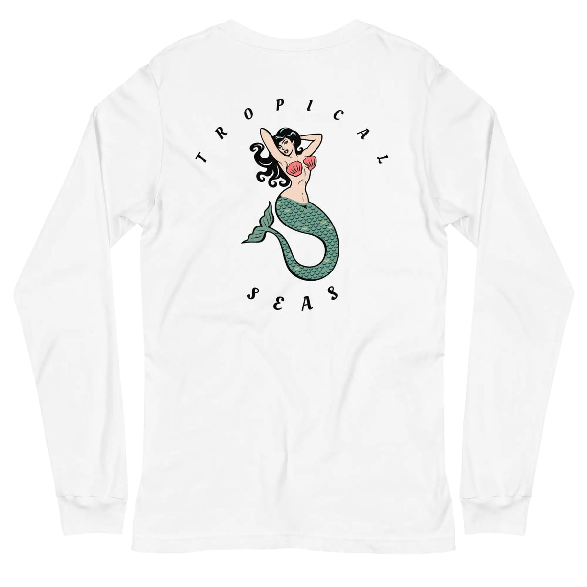 Tropical Mermaid Long Sleeve Shirt