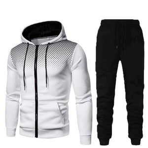 Sweat Set Hoodies for Men 2 Piece Sweatpants Sweat Suit Fall Long Sleeve Tracksuits Mens Sweatshirts Jogger Pants Mens Sweatpants