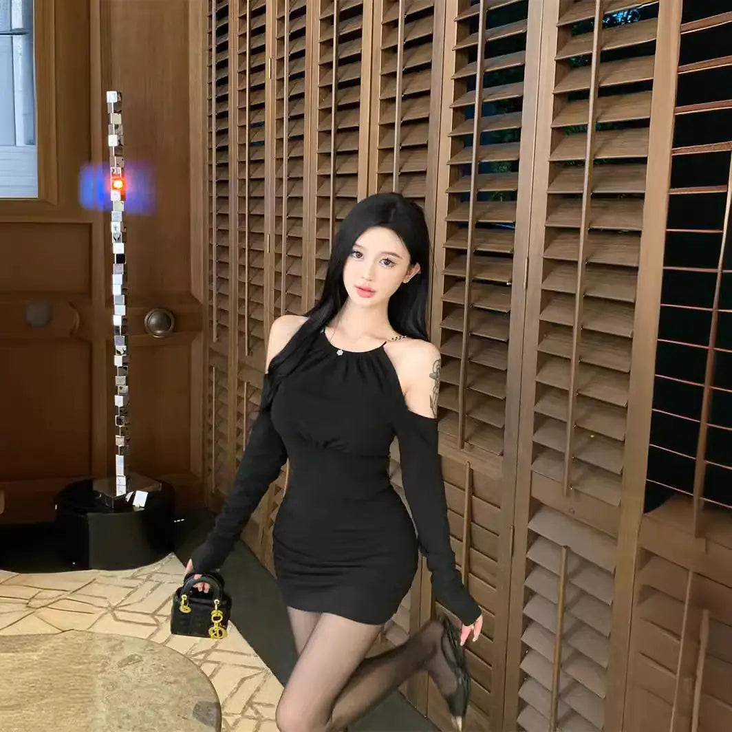 2020 Autumn New Women&#39;s Dress with Long Sleeves