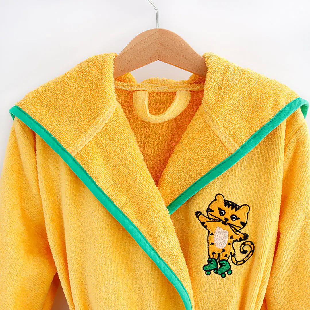 Milk&amp;Moo Skater Cheetah Kids Robe