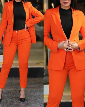 2023 Women's Casual Fashion Suit Set for Work