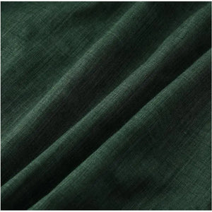 Solid Color Long Sleeve Button Stand Collar Men's Shirt