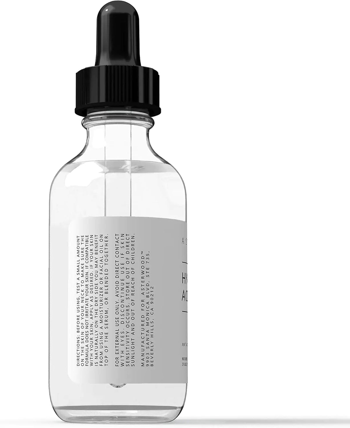 Pure Hyaluronic Acid Serum for Face - Plumping, Anti-Aging &amp; Hydrating - Fragrance-Free, Pairs Well with Vitamin C Face Serum &amp; Hylunaric Acid Moisturizer, 29ml/1 oz 1 Fl Oz (Pack of 1)
