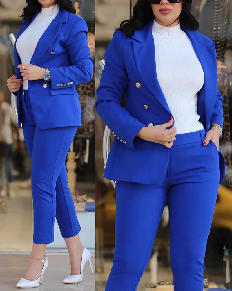 2023 Women&#39;s Casual Fashion Suit Set for Work