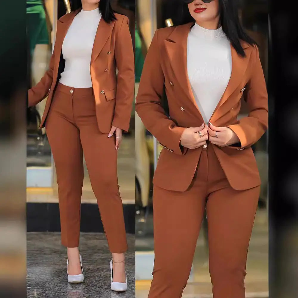 2023 Women&#39;s Casual Fashion Suit Set for Work