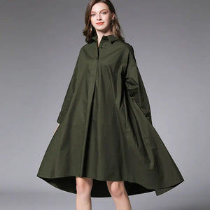 Loose Fashion Women's Shirt Dress