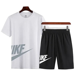Luxury Men's T-Shirt and Shorts Set for Teens (2 Pieces)