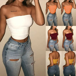 Exposed belly button wrap chest